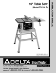 Delta ShopMaster A05581 Instruction manual