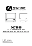 Audiovox D1788ES Instruction manual