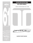 Seastar Solutions Optimus 360 User`s manual