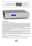 Musical Fidelity M6DAC Specifications