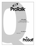 ProSoft Technology PTQ-LNG User manual