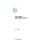 Agilent Technologies E6651A User`s guide