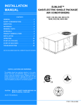 York D3CG090 Installation manual