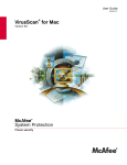 McAfee EPOLICY ORCHESTRATOR 3.6 - WALKTHROUGH GUIDE User guide