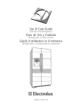 Electrolux EI23CS55GS4 Use & care guide