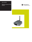 Motorola WE800G - Wireless EN Bridge User guide