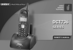 Uniden DCX730 - DCX 730 Cordless Extension Handset Specifications