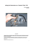 Jetting the Carburetors on a Yamaha V-Star 1100.