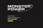 Monster Power HTPS 7000 MKII Owner`s manual