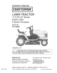 Craftsman 917.28903 Operator`s manual