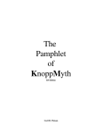 The Pamphlet of KnoppMyth - R5 Edition