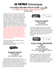Reset Guide Ver. 16 - Summit Laser Products