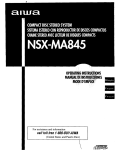 Aiwa NSX-MA845 Operating instructions