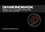 Diamondback Owners Guide & Assembly Instructions