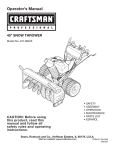 Craftsman 247.88045 Operator`s manual