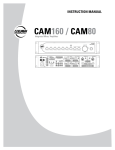 EAW CAM80 Instruction manual