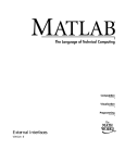 MATLAB REAL-TIME WORKSHOP 7 - TARGET LANGUAGE COMPILER User`s manual