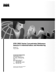 Cisco 3005 - VPN Concentrator - Gateway Specifications