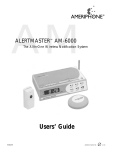 Ameriphone CALL ALERT CA-100 Owner`s manual