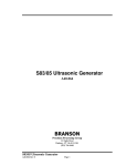 Branson S83 Specifications