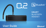 Blueant V1 User guide