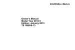 Vauxhall Meriva 2014 Owner`s manual