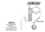 Ecom Instruments Ex-Pt 720 Operating instructions