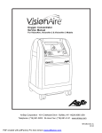 AirSep VisionAire 2 Service manual