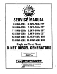Westerbeke 12.0KW - 50Hz EDT Service manual