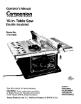 Craftsman 172.21299 Operator`s manual
