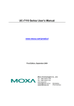 Moxa Technologies UC-7110 User`s manual