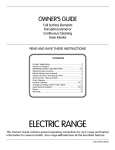 Electrolux 316135916 Operating instructions