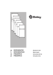 BALAY 3FE2530B Installation manual