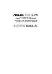 Asus TUEG-VM User`s manual