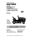 Craftsman EZ3 917.270612 Owner`s manual