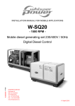 Whisper Power W-SQ20 Installation manual