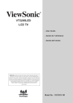 ViewSonic VT3205LED User guide