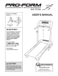 ProForm PFTL66906.0 User`s manual
