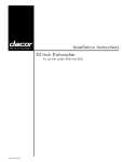 Dacor ID30 Product specifications