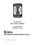 Eden WT800C Operating instructions