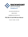 Rackmount CV-1601 User manual