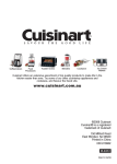 Cuisinart Cook & Steam Specifications