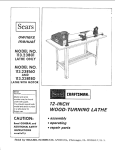 Craftsman 113.238160 Owner`s manual