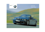 BMW M3 CONVERTIBLE 2002 Owner`s manual