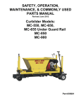 Miller Electric MC-80 Owner`s manual