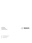 Bosch SHV68ExxUC Operating instructions