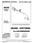 Craftsman 358.797180 Operating instructions