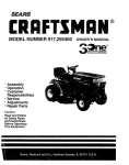 Craftsman 917.255460 Owner`s manual