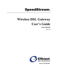 Efficient Networks SpeedStream 4000 User`s guide