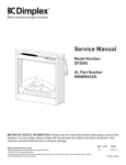 Dimplex DF2000 Service manual